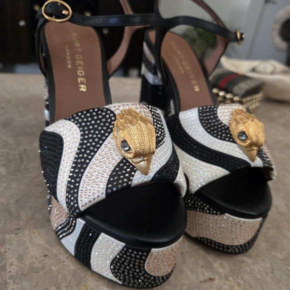Kensington Platform Sandals by Kurt Geiger London. Size 36.5 - US 6.5 - Picture 4 of 13